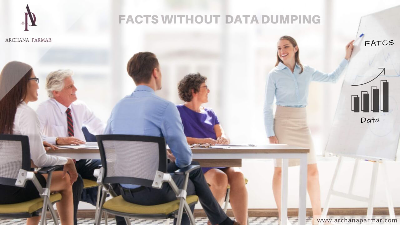 a presentation is not a data dump